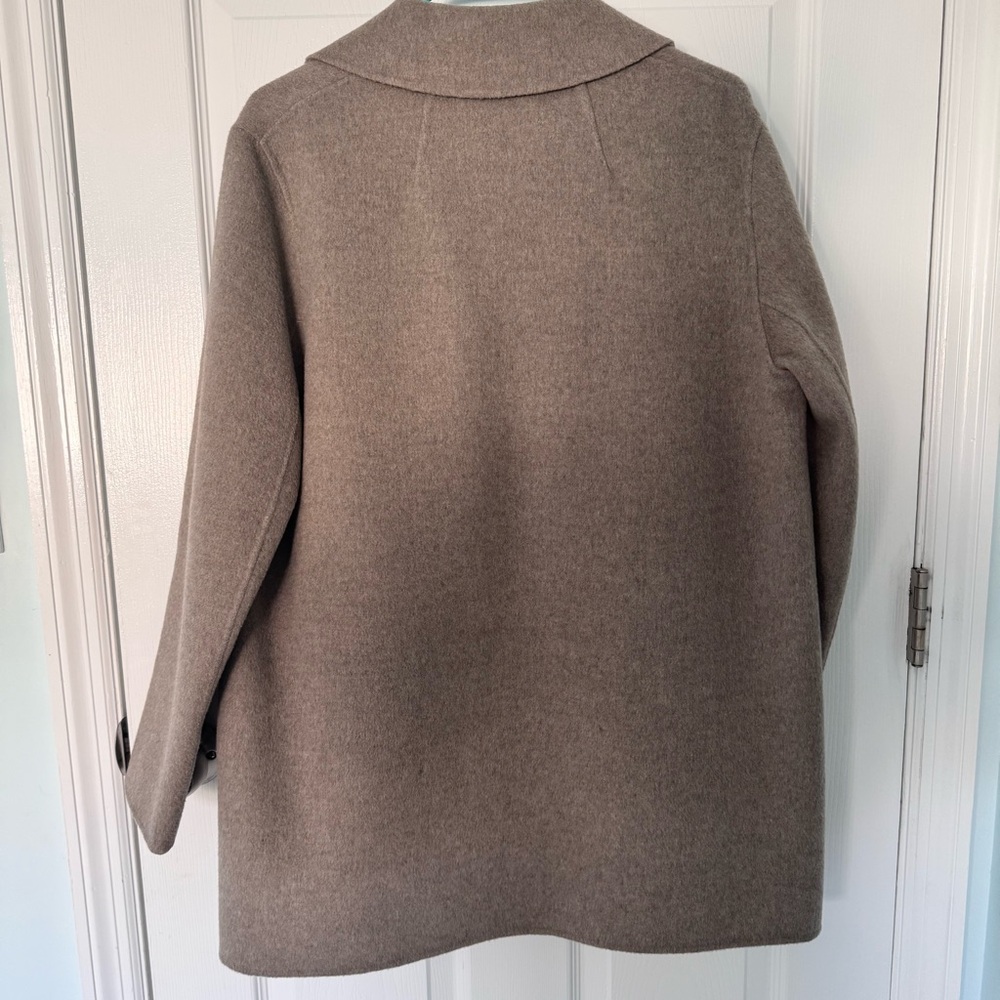 Theory Coat Small Dark Beige/Tan - Picture 3 of 6